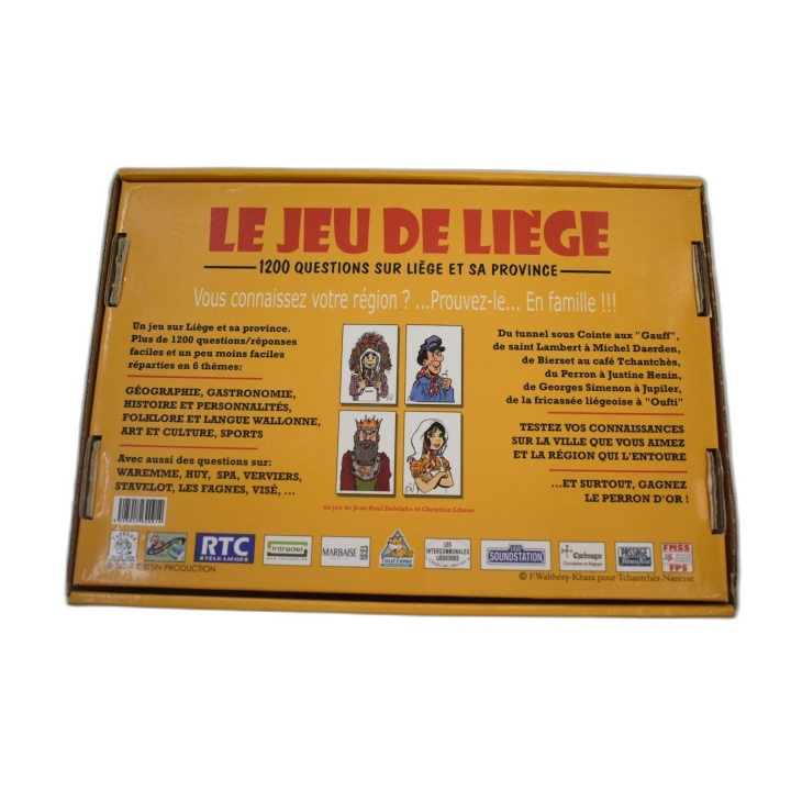 Le Jeu de Liège - Noir Dessin - Jeu de Plateau Régional - Occasion Com