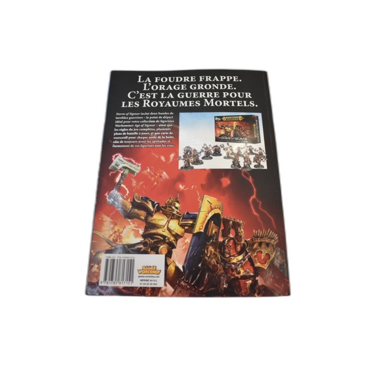 Warhammer Age of Sigmar - Storm of Sigmar - Games Workshop - Livre Règ