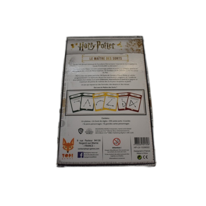 Harry Potter Le Maître des Sorts - Wizarding World - Jeu Cartes 2-4 Jo