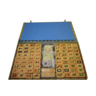 Jeu de Backgammon Vintage - Valise Tissu Rétro - Jeu Classique Stratég