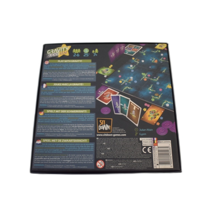 Gravity Superstar - Sit Down! - Jeu de société familial 2-4 joueurs -