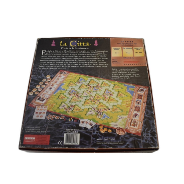 La Città L'Italie de la Renaissance - Kosmos Tilsit - Jeu Stratégie 2-