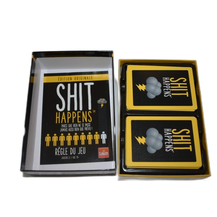 Shit Happens Édition Originale - Goliath - Jeu de Cartes Adultes 2+ Jo