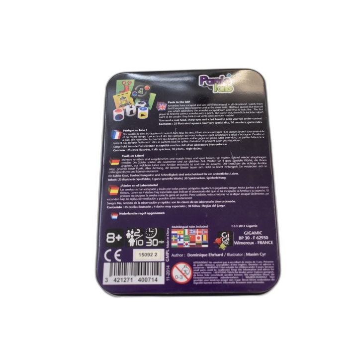 Panic Lab - Gigamic - Jeu Réflexes & Observation 2-10 Joueurs - 8 ans