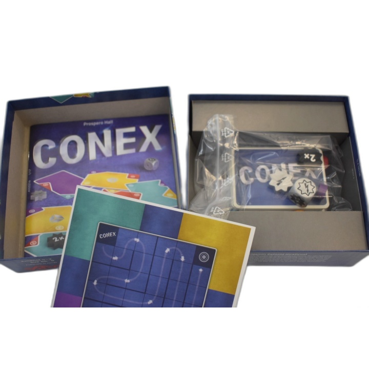 Conex - Prospero Hall - Jeu de société stratégie dés et cartes - 2-4 j