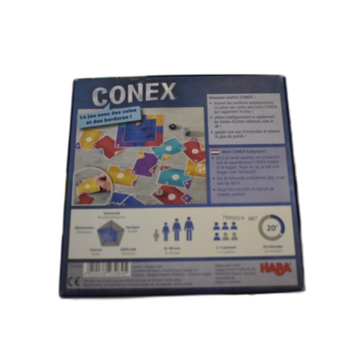 Conex - Prospero Hall - Jeu de société stratégie dés et cartes - 2-4 j