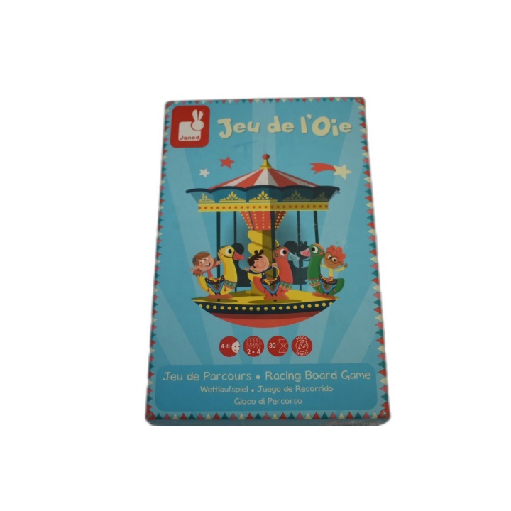 Jeu de l'Oie Janod - Jeu de Parcours Enfants 2-4 Joueurs - 4-8 ans - O
