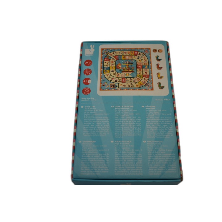 Jeu de l'Oie Janod - Jeu de Parcours Enfants 2-4 Joueurs - 4-8 ans - O