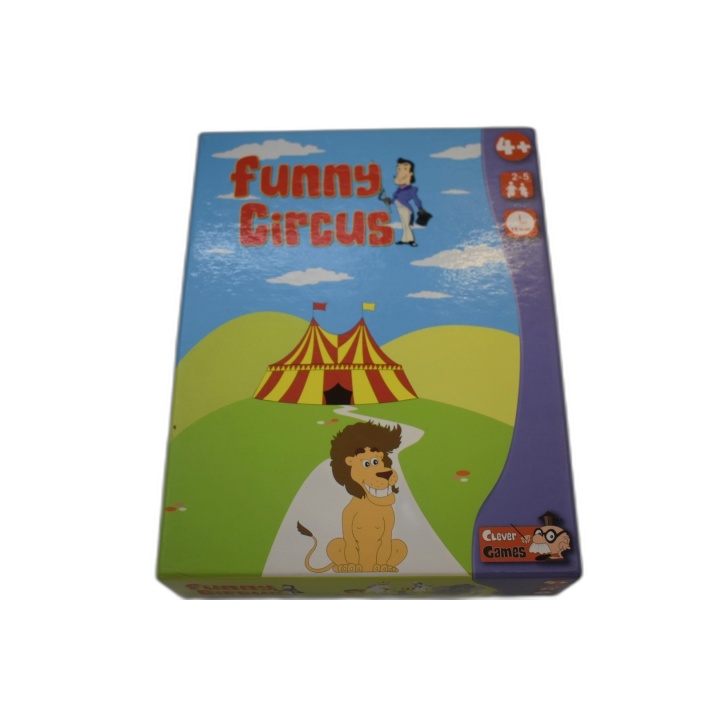Funny Circus - Clever Games - Jeu de cartes enfant 2-5 Joueurs - 4 ans