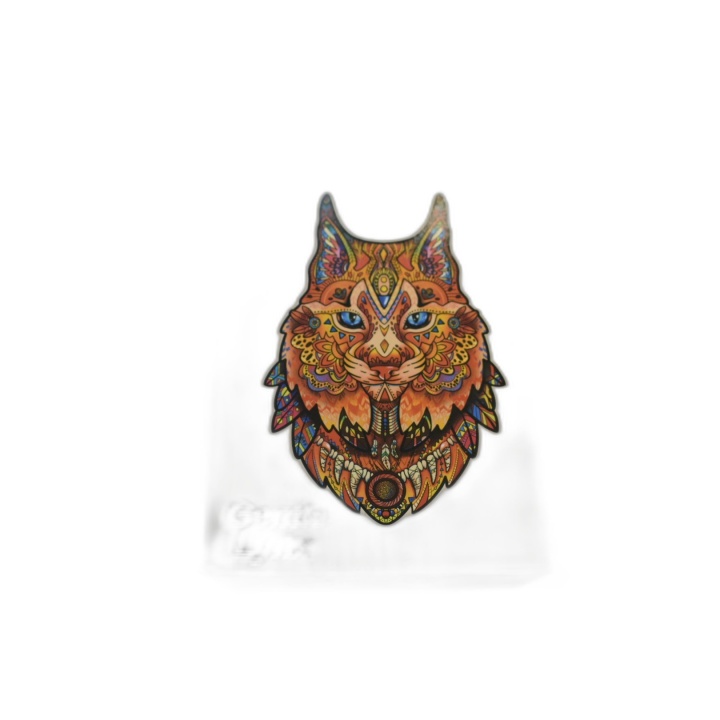 Wooden Puzzles Gentle Lynx - Puzzle Bois Forme Lynx - Adultes & Enfant