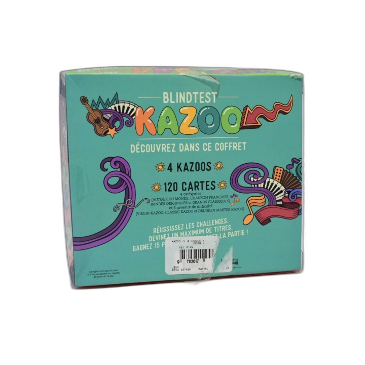 Kazoo Party - Coffret 4 Kazoos Métal + 300 Chansons Chanson Française