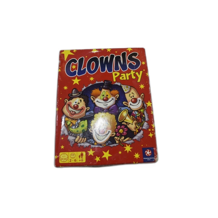 Clowns Party - Winning Moves - Jeu de cartes 2-6 Joueurs - 6 ans+ - Oc