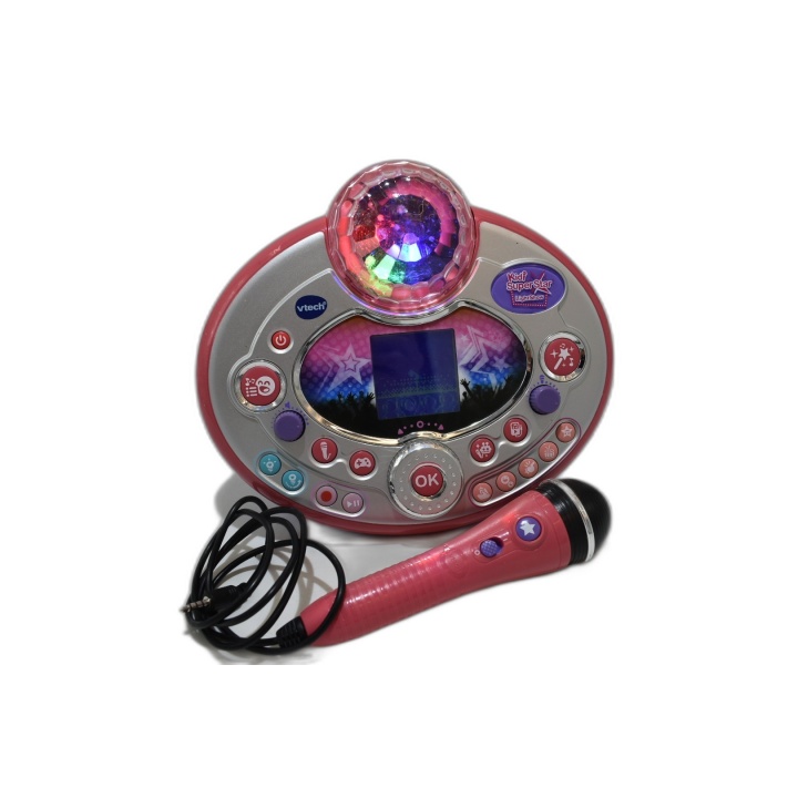 VTech Kidi SuperStar LightShow - Karaoké Enfant avec Micro et Boule Di