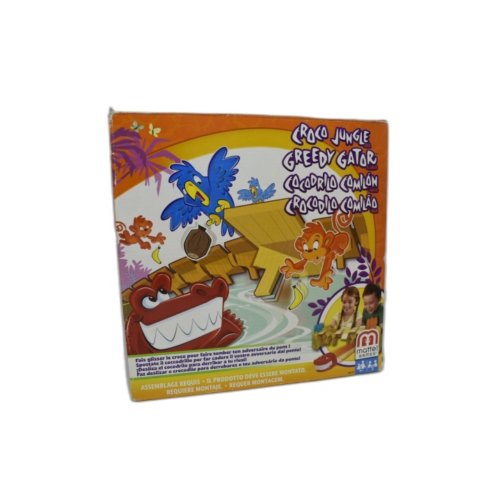 Croco Jungle Greedy Gator - Mattel Games - Jeu Adresse 2 Joueurs - Dès