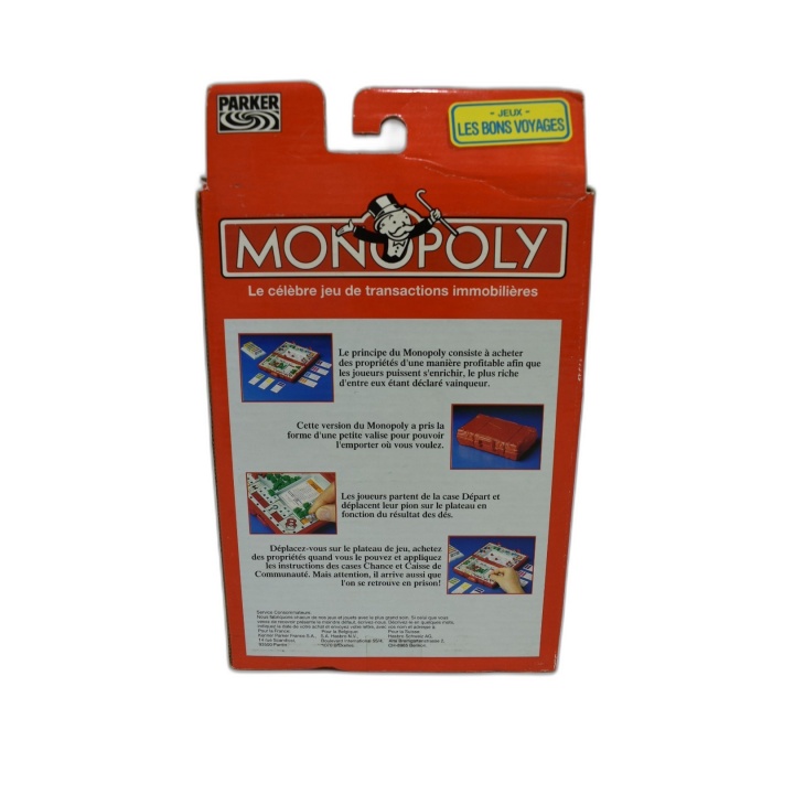 Monopoly Voyage Parker - Jeu de Société Transactions Immobilières 2-6
