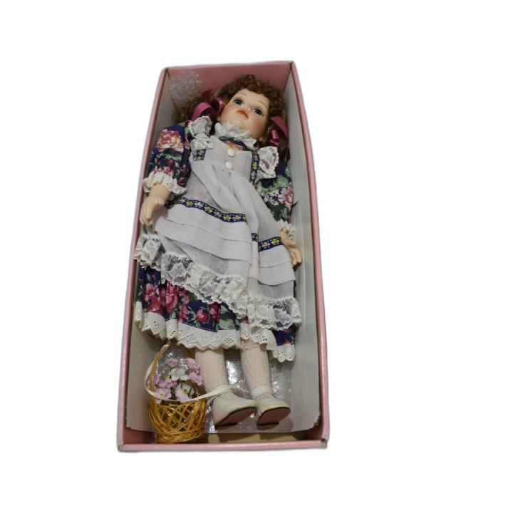 Poupée Porcelaine Décorative - Marguerite - Environ 45 cm - Neuve en B