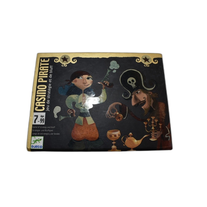 Casino Pirate - Djeco - Jeu de Cartes Stratégie et Bluff - 2 Joueurs -