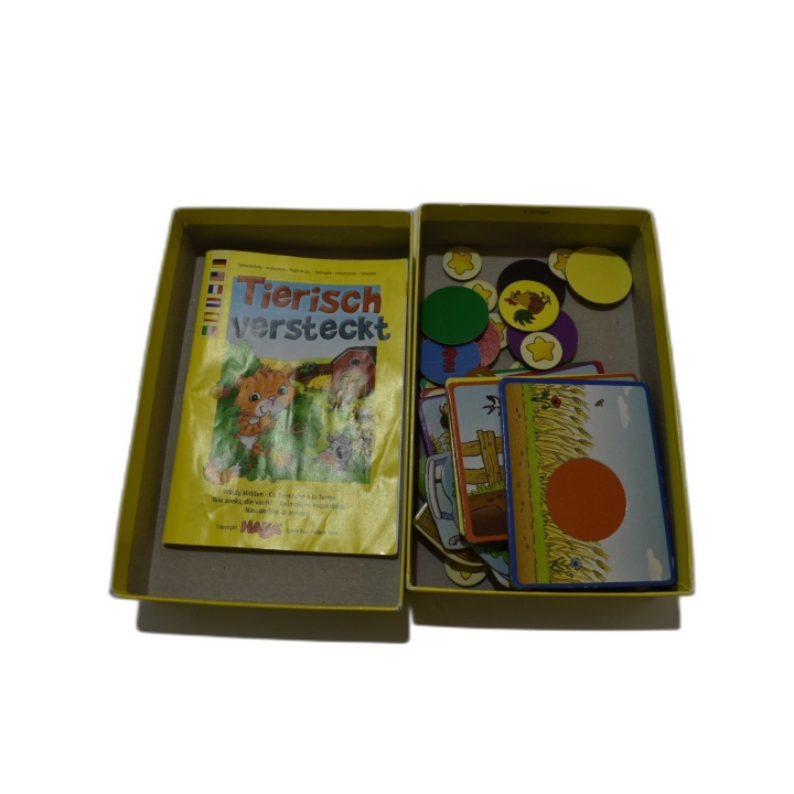 Cache-Cache à la Ferme - HABA - Jeu Mémoire Enfants 2-5 Joueurs - Dès
