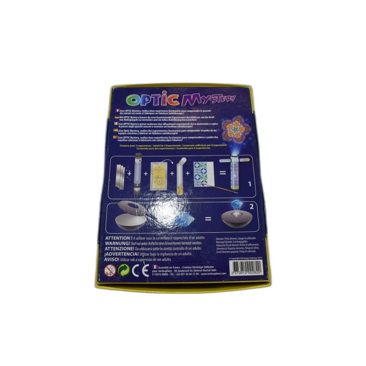 Optic Mystery Sentosphère - Kit Expériences Optiques Kaléidoscope - Dè
