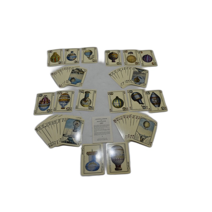 Jeu de Cartes Etienne et Joseph de Montgolfier - Cartes à Jouer Collec