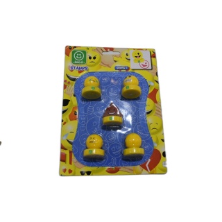 iMoji Stamps Série 1 - Set 5 Tampons Encreurs Emoji Enfants - Neuf Sou