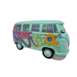 Fillmore Cars Disney Pixar - Bus Hippie Peace Van VW - Figurine Véhicu
