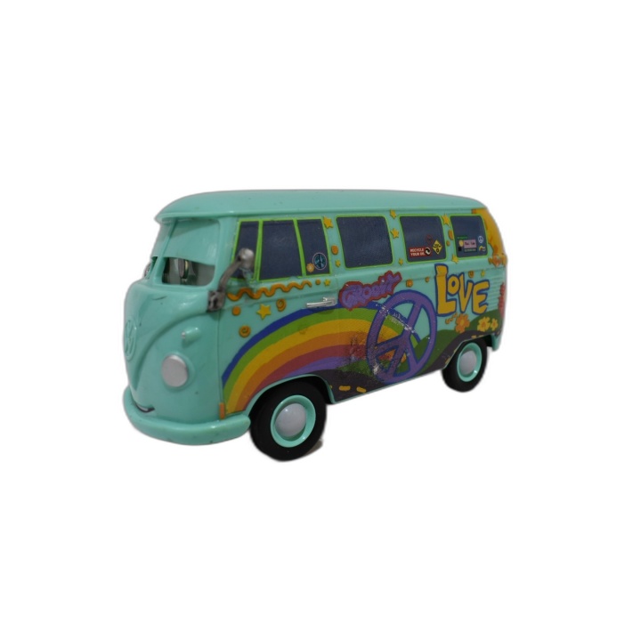 Fillmore Cars Disney Pixar - Bus Hippie Peace Van VW - Figurine Véhicu