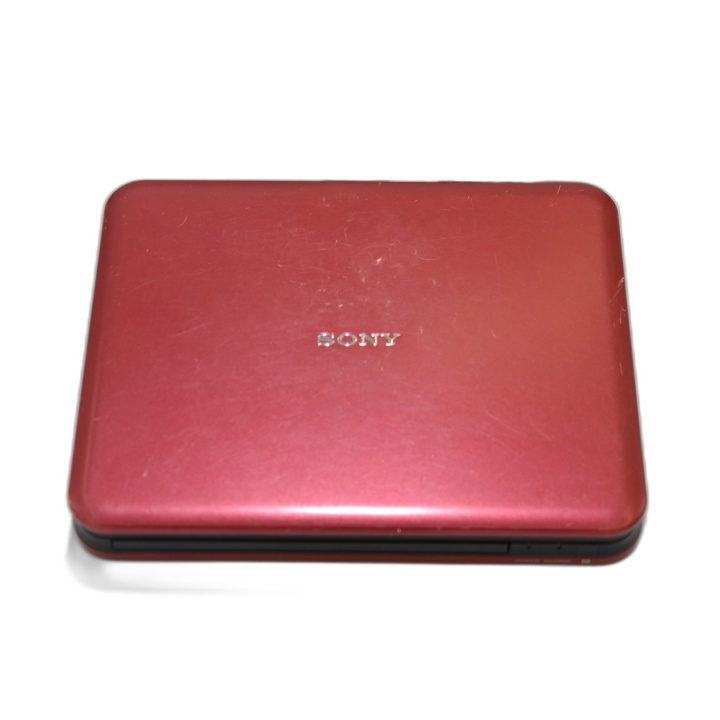 Lecteur DVD Portable Sony Rouge + Télécommande + Housse + Accessoires