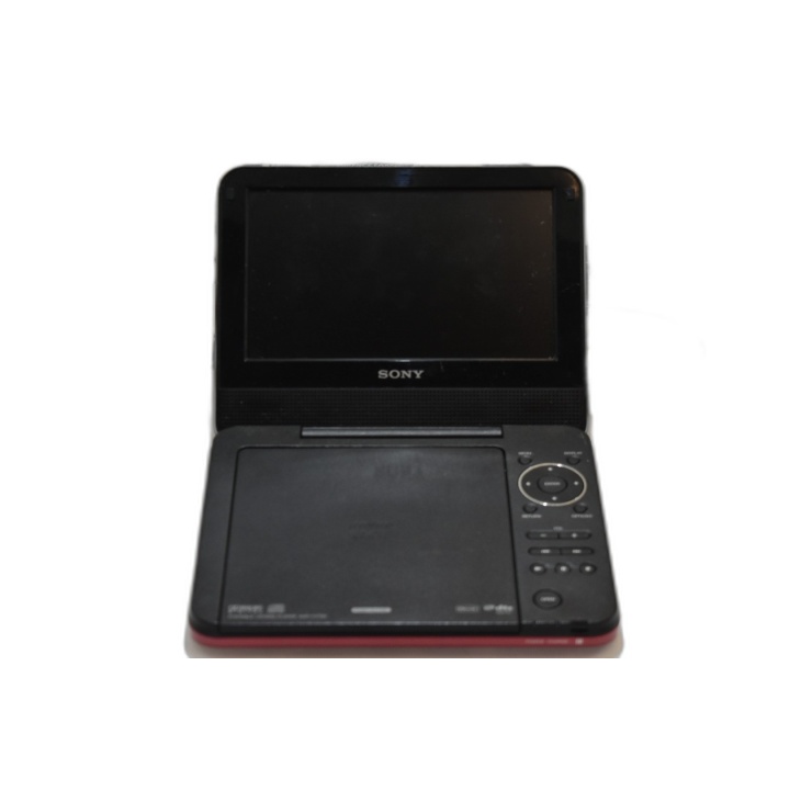 Lecteur DVD Portable Sony Rouge + Télécommande + Housse + Accessoires