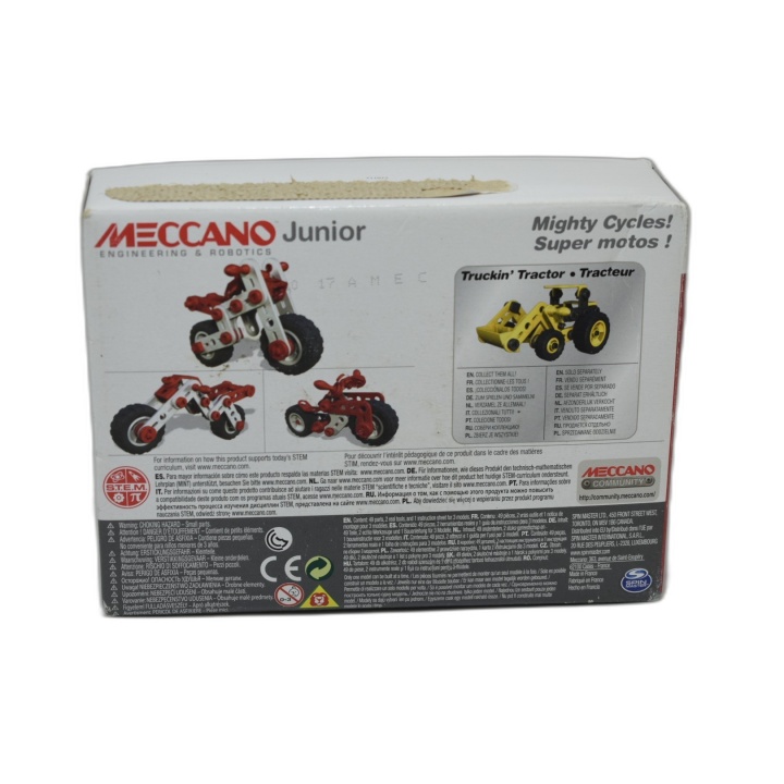 Meccano Junior Super Motos - Jeu Construction Multi-Modèles STEM - 5 a