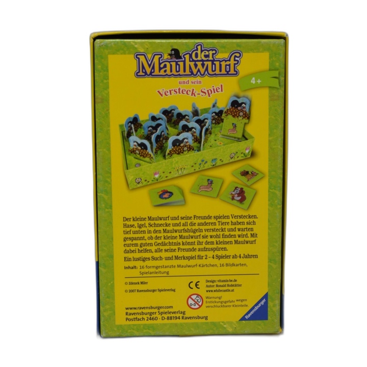 Der Maulwurf Versteck-Spiel - Ravensburger - Jeu Mémoire Enfant 4 ans+