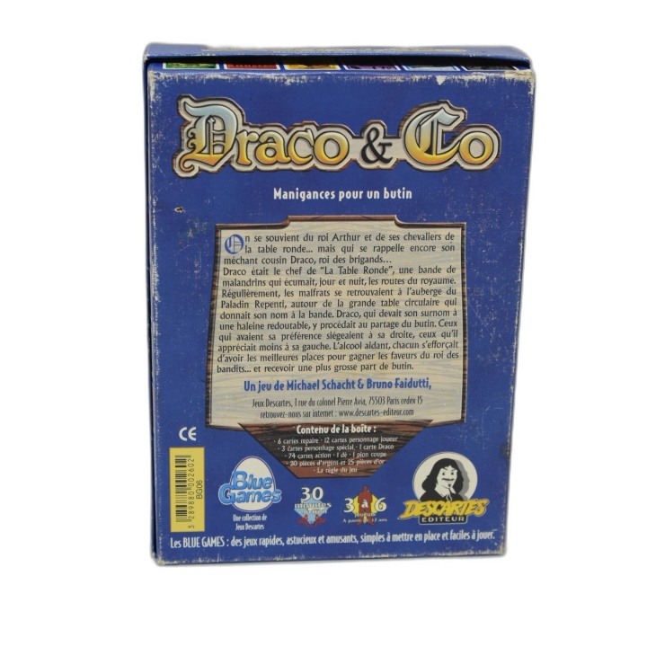 Draco & Co - Descartes / Blue Games - Jeu de cartes 3-6 Joueurs - 12 a