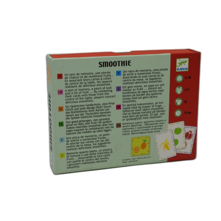 Smoothie Djeco - Jeu de Cartes Collecte & Stratégie - 2-5 Joueurs - 6