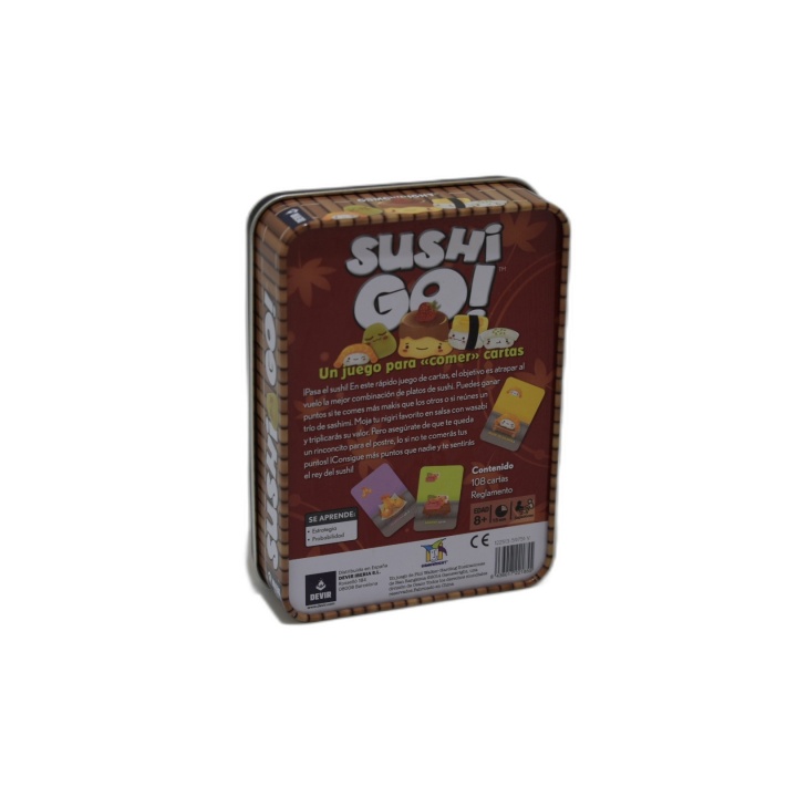 Sushi Go! - Devir/Gamewright - Jeu de Cartes Draft 2-5 Joueurs - 8 ans