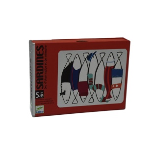 Sardines Djeco - Jeu Cartes Observation Mémoire - 2 Joueurs+ - Dès 5 a