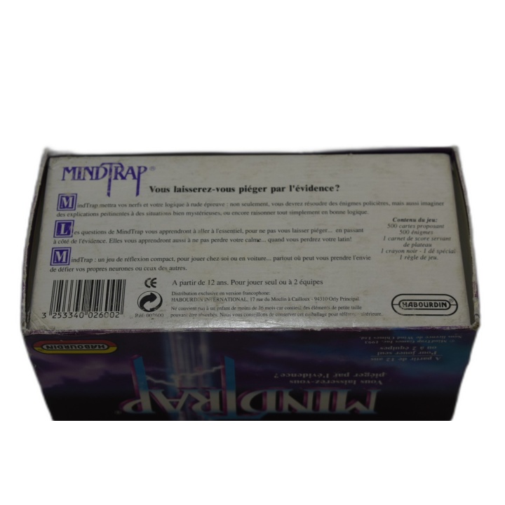 MindTrap Habourdin - Jeu de Questions Réflexion 2-4 Joueurs - 12 ans -
