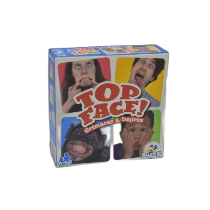 Top Face Grimaces & Délires - Buzzy Games - Jeu Ambiance 6-99 ans - Oc