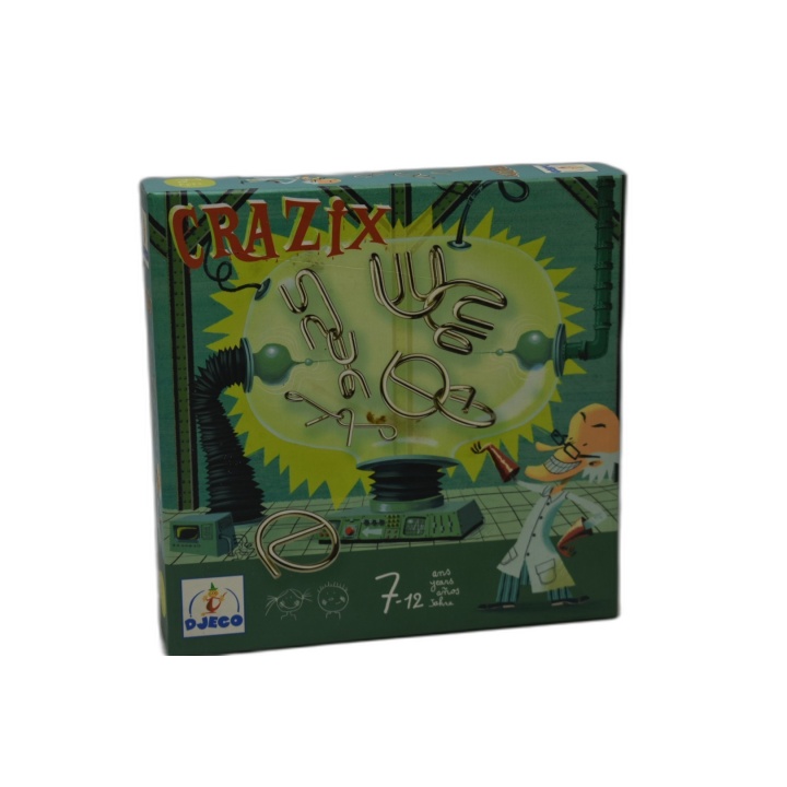 Crazix Djeco - Set 6 Casse-Têtes Métalliques - Jeu de Patience - 7-12
