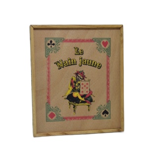 Le Nain Jaune - Jeu de Cartes Classique en Coffret Bois - Famille 2-6