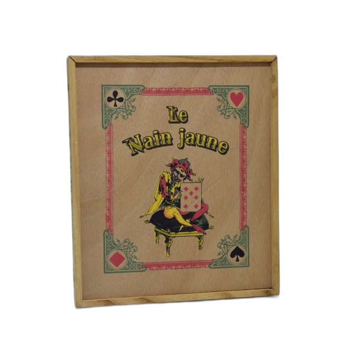 Le Nain Jaune - Jeu de Cartes Classique en Coffret Bois - Famille 2-6