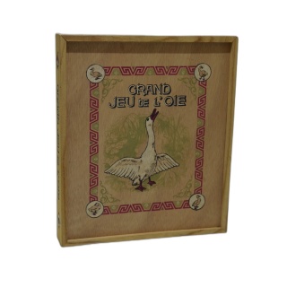 Grand Jeu de l'Oie - Coffret Bois - Jeu Classique Famille - 2 Joueurs+