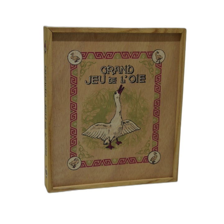 Grand Jeu de l'Oie - Coffret Bois - Jeu Classique Famille - 2 Joueurs+