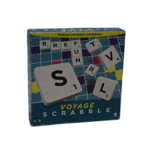 Voyage Scrabble - Mattel Games - Jeu de Lettres 2-4 Joueurs - 10 ans -