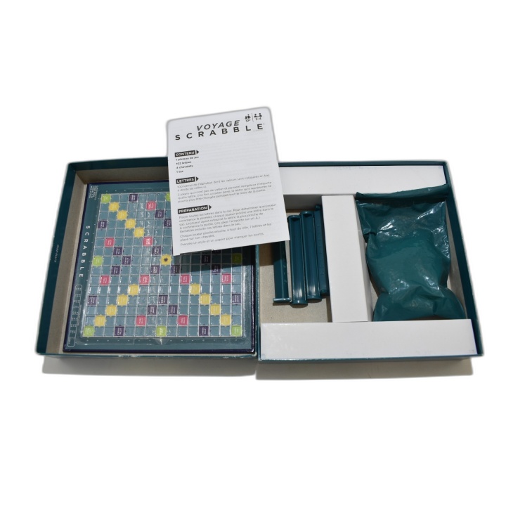 Voyage Scrabble - Mattel Games - Jeu de Lettres 2-4 Joueurs - 10 ans -
