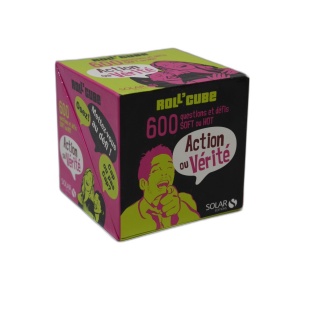 Roll'Cube Action ou Vérité - Solar - 600 Questions & Défis Soft Hot -