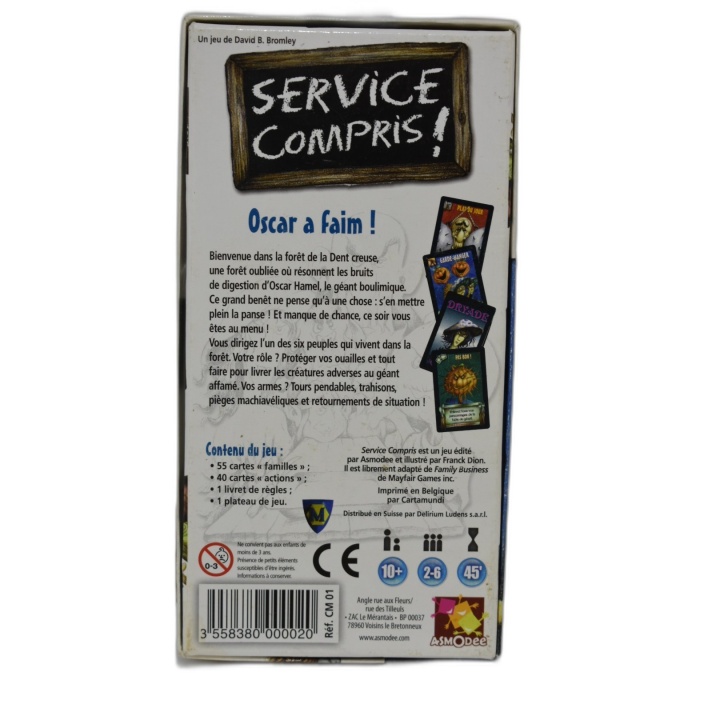 Service Compris ! - Asmodée - Jeu de Cartes Fantastique - David B. Bro