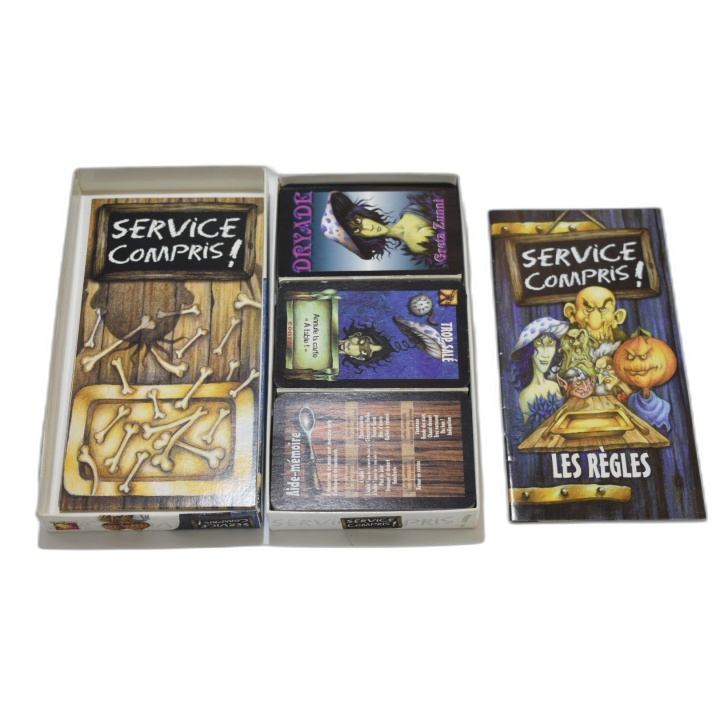 Service Compris ! - Asmodée - Jeu de Cartes Fantastique - David B. Bro