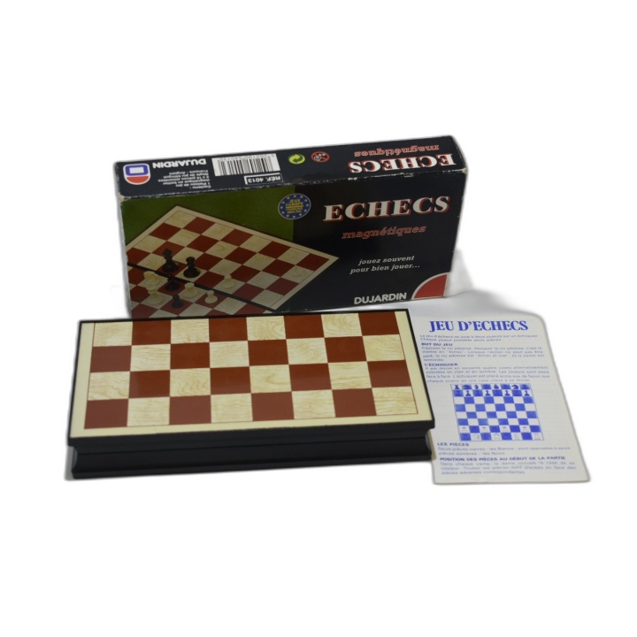 Échecs Magnétiques Dujardin - Jeu d'Échecs Voyage Plateau Pliant - 2 J