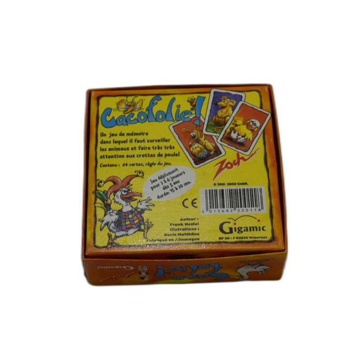 Cacofolie ! - Gigamic - Jeu de cartes familial 3-8 joueurs - Dès 8 ans