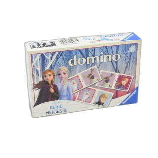 Domino La Reine des Neiges 2 - Ravensburger - Jeu Enfant 1-4 Joueurs -